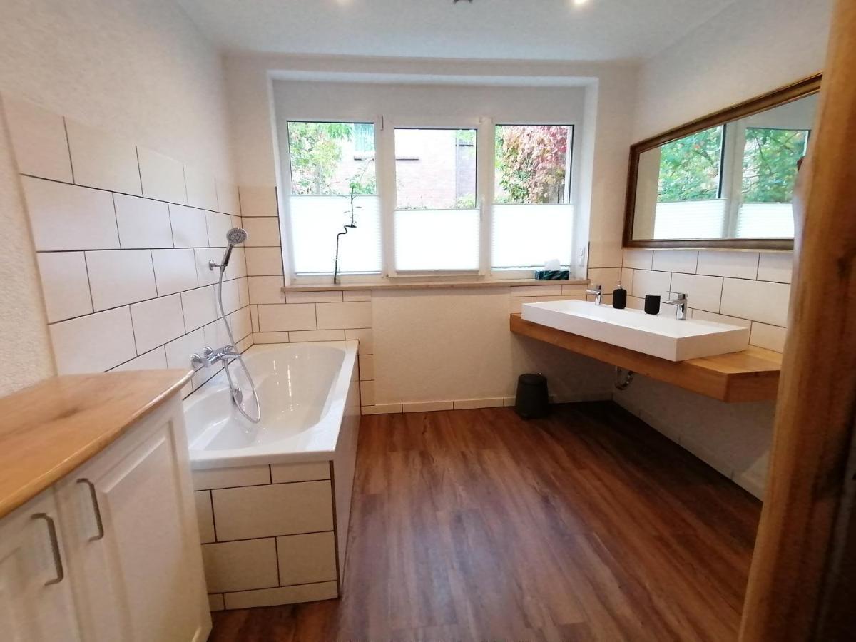 85 Qm Wohnung Pauluste Mit Terasse Und Garten Rostock Zewnętrze zdjęcie